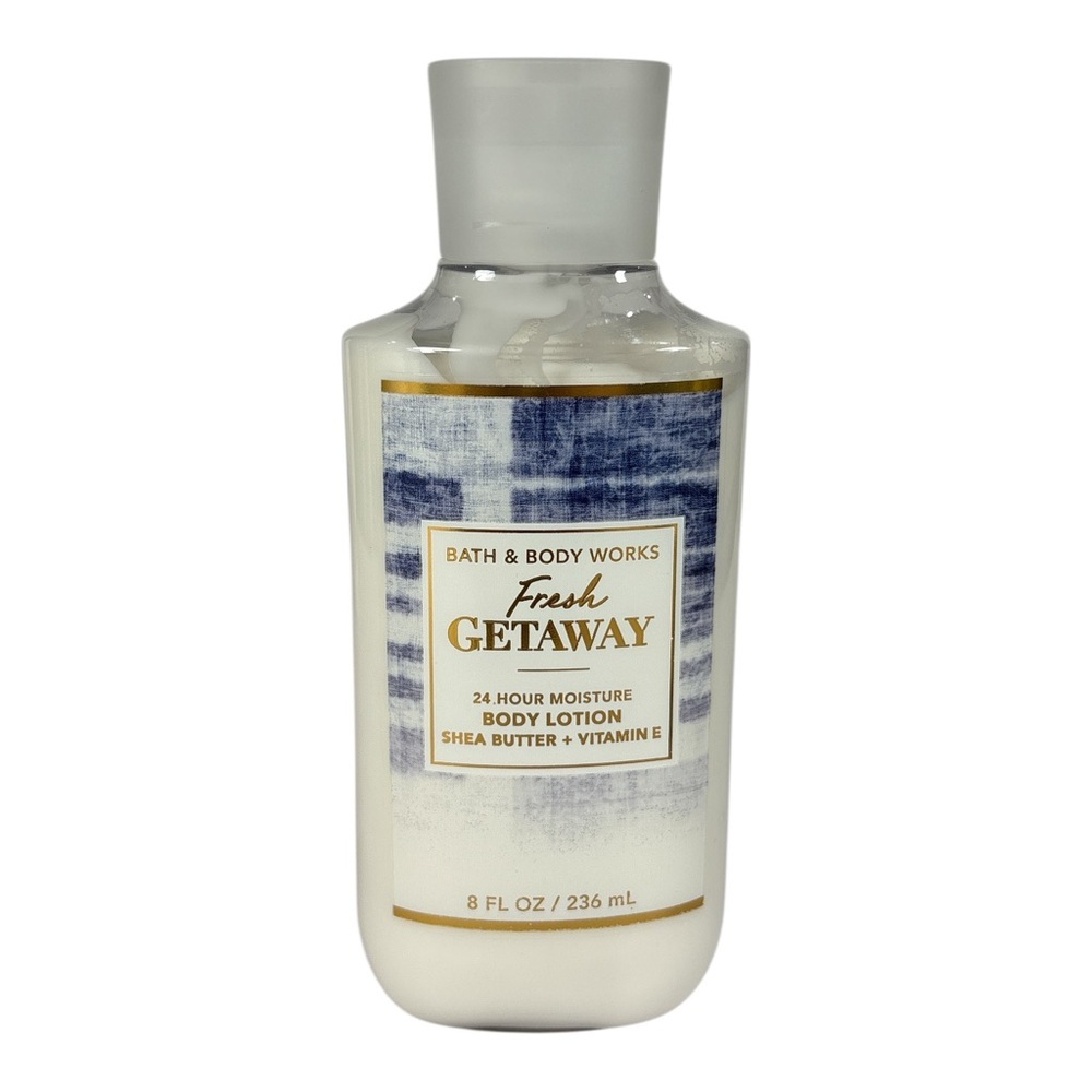 Bath & Body Works FRESH GETAWAY Body Lotion 8oz Moisturizing Shea Vitamin E NEW